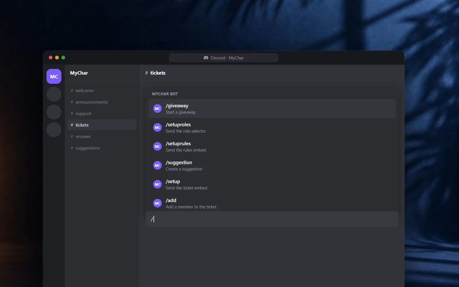 MyChar Discord Bot, Een productcommunity die zichzelf runt