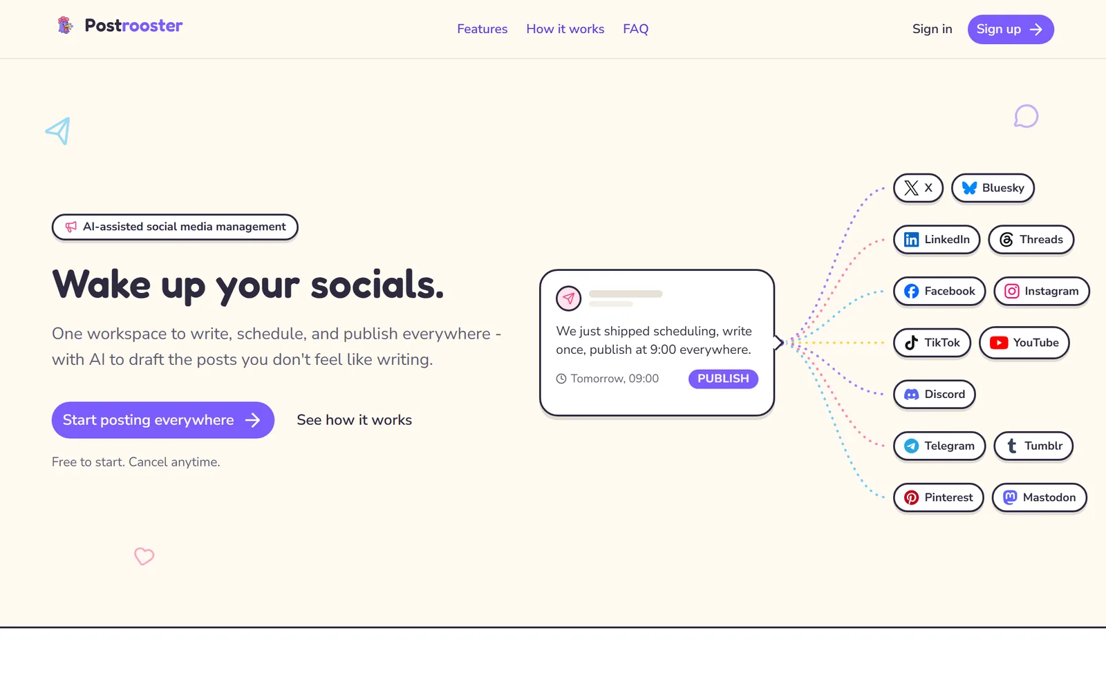 Postrooster, a social media platform built and run by SolwareX